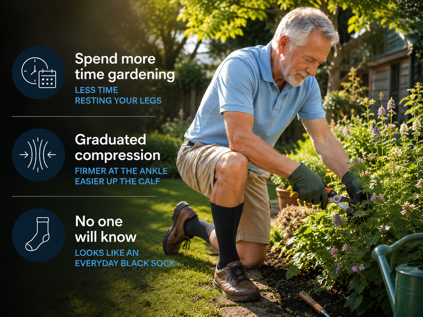 CosyCare® Light Legs Compression Socks