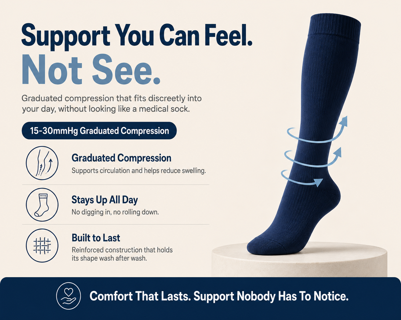 CosyCare® Light Legs Compression Socks