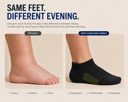 LightLegs Ankle Compression Socks