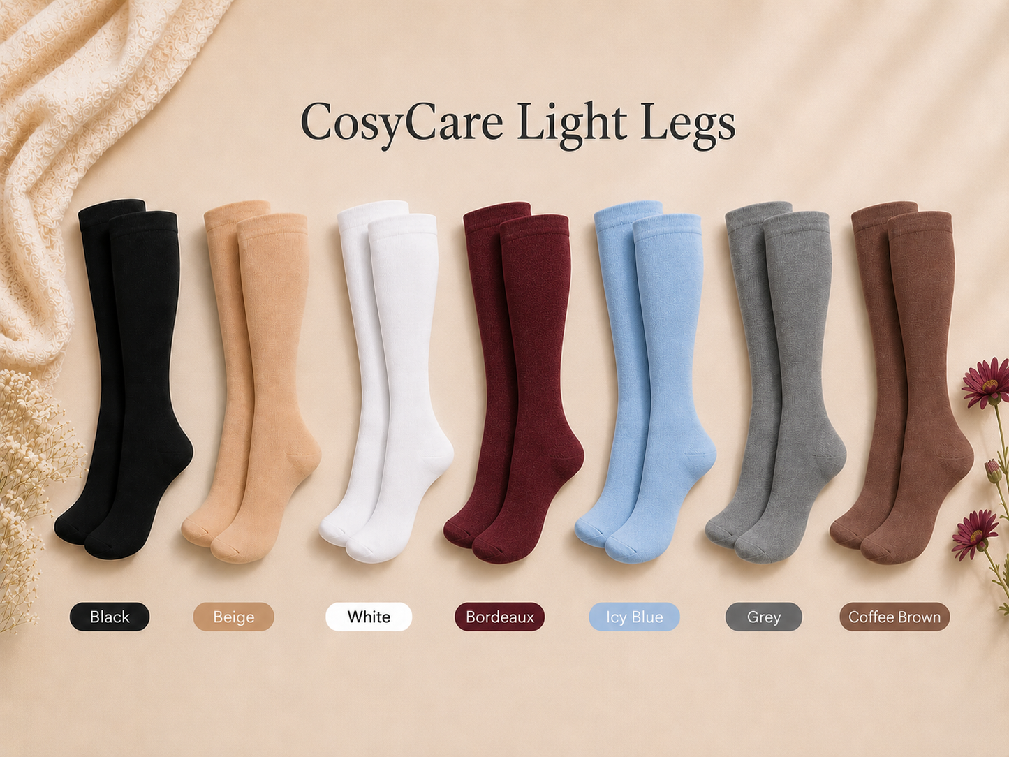 CosyCare® Light Legs Compression Socks