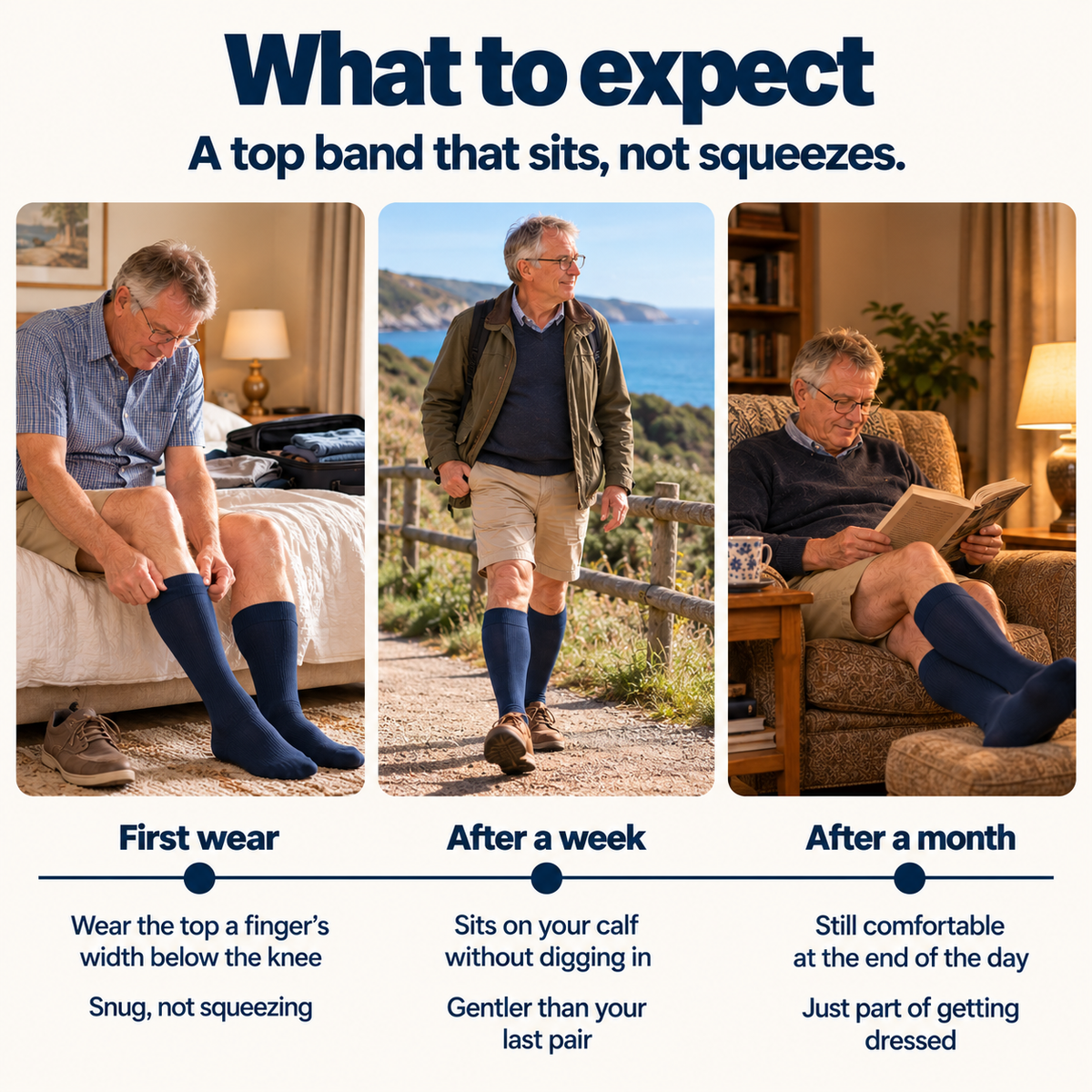 CosyCare® Light Legs Compression Socks #3
