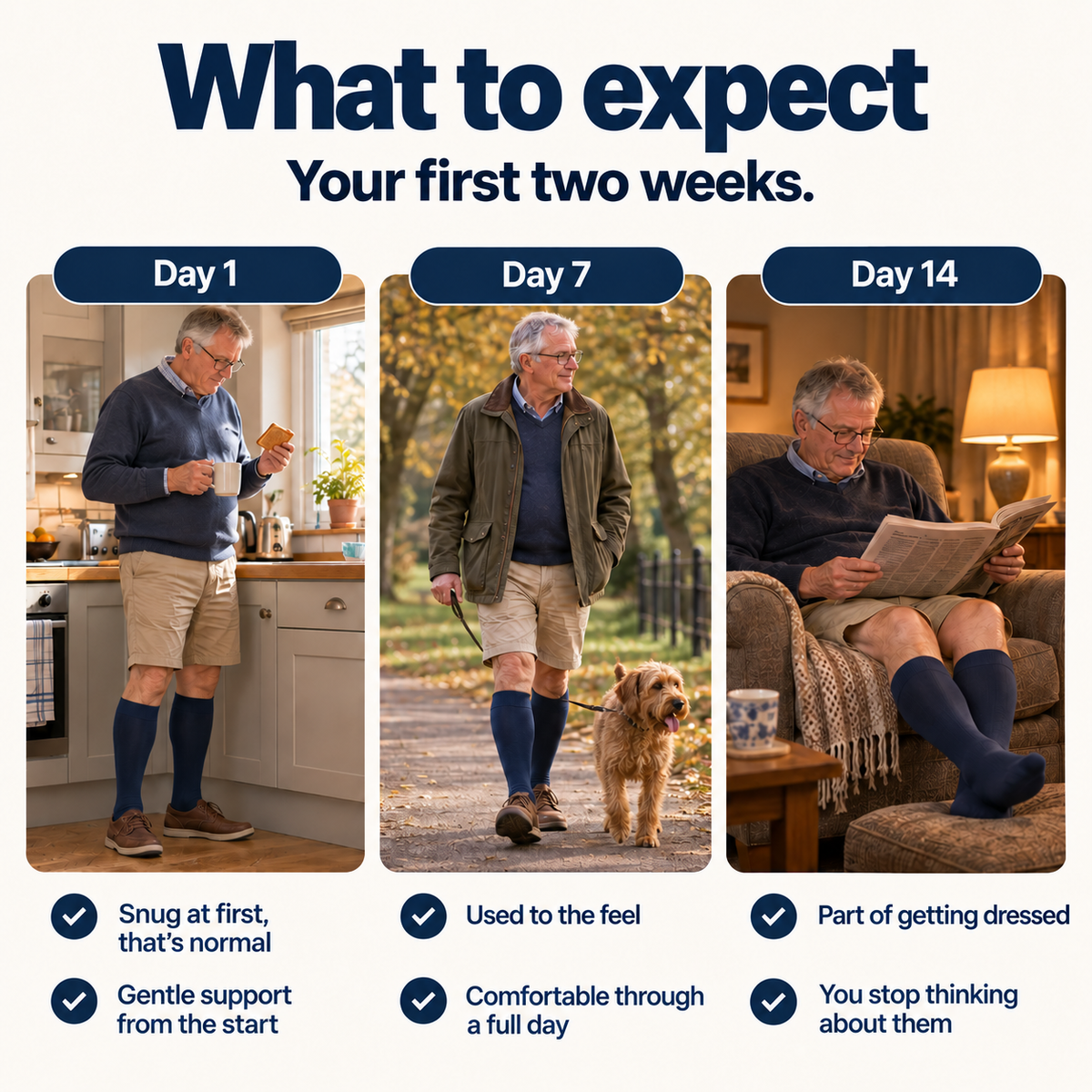 CosyCare® Light Legs Compression Socks #4